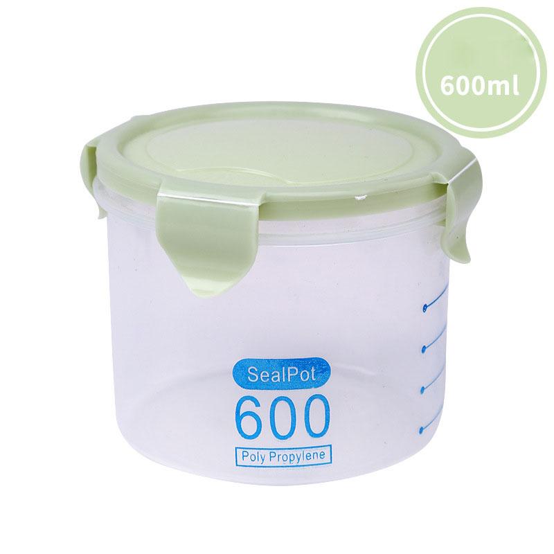 Household Transparent Plastic Sealed Food Jar Kitchen Storage Box Storage Tank