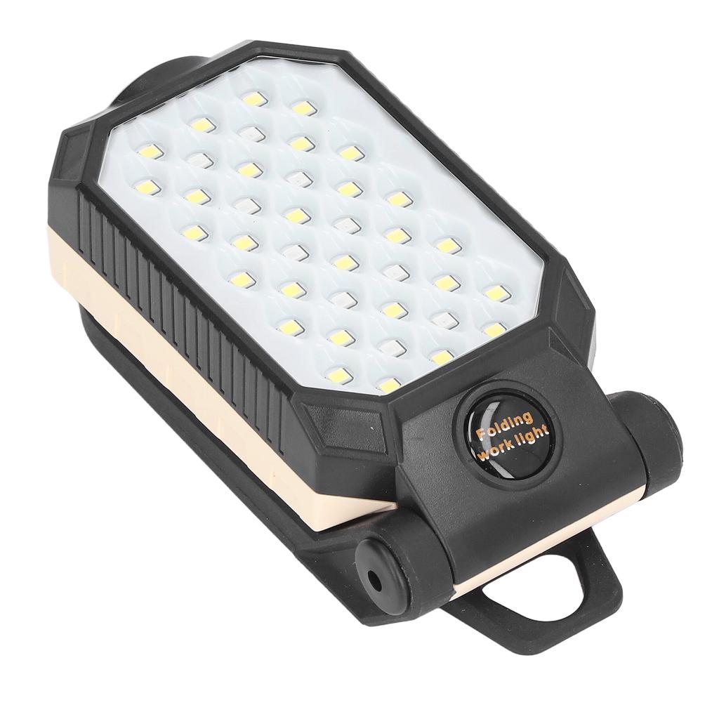 Rechargeable LED Flashlight COB Magnetic Work Light Adjustable Magnet Camping Lantern