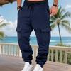 2026 New Autumn and Winter Fashionable Drawstring Loose Casual Pocket Trousers