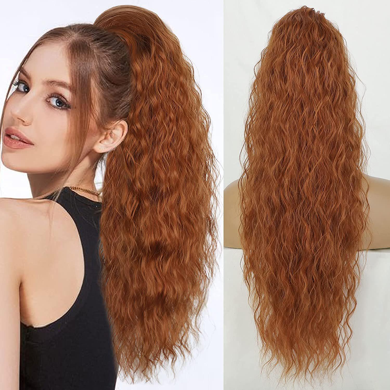 

Женские каштановые длинные вьющиеся волосы 20inch чёрный