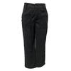 Women Pants Button Zipper Closure Straight Wide Leg Trousers with Pockets Solid Color Loose Fit Lounge Pants Daily Wear