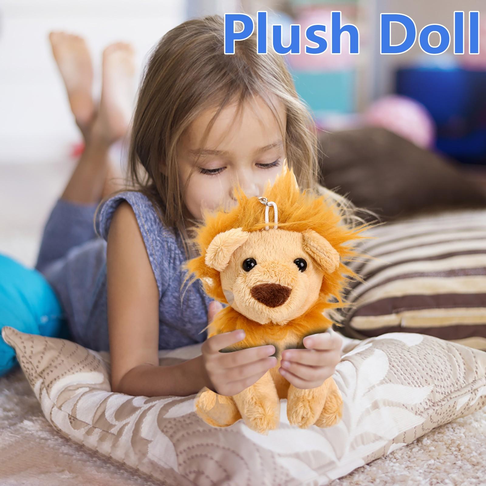 

Плюшевые игрушки, Куклы, Брелоки-подвески, Аксессуары для маленьких кукол, Подарки на день рождения. One Size оранжевый