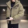 Men's Down Jacket Winter Thickened Warm Bread Suit American Cold-proof Clothing 2025 New Hooded Jacket Cotton Jacket