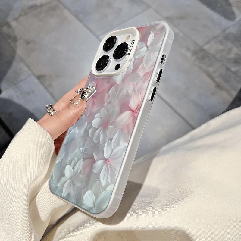 Elegant Pink Floral Phone Case For IPhone 17e Air 17 16e 16 Plus 15 Pro Max 14 13 12 11 Shockproof Protective Durable Cool Cover