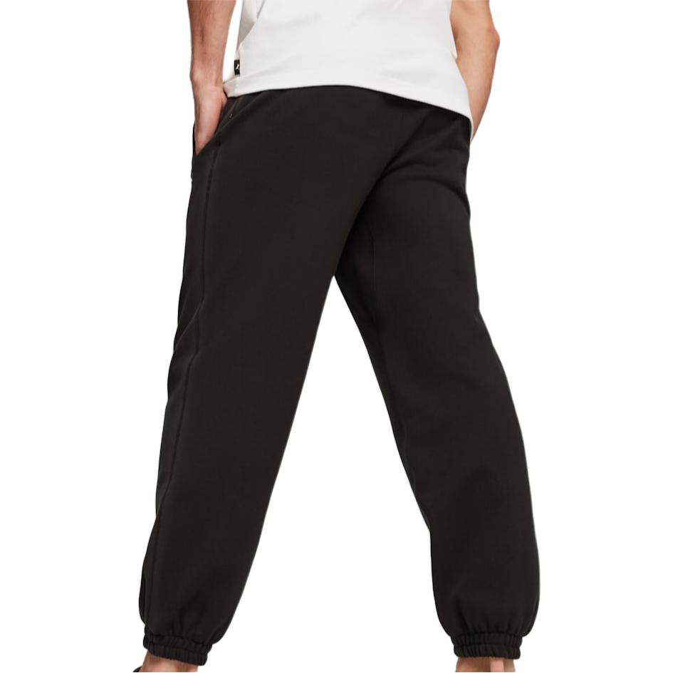 Puma Solid Color High Waist Tapered Knit Training Pants Men Bottoms Black 624007-01
