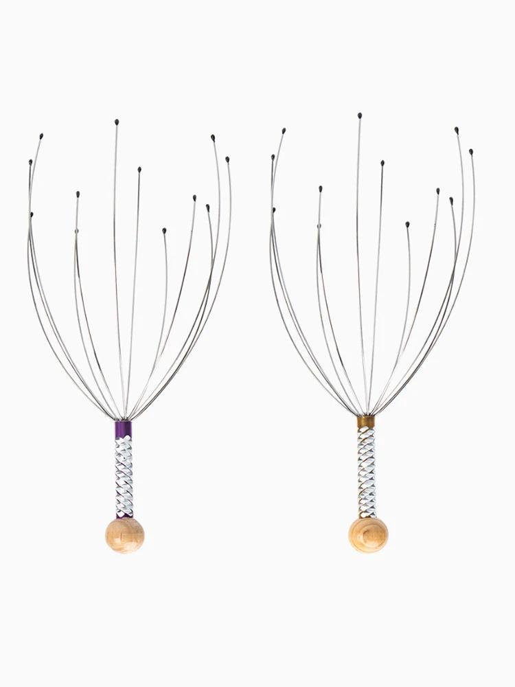 1/2 STÜCK Kopfmassagegerät Kopfkratzer Oktopus Kopfhaut Nicht Seelenextraktor Göttliches Werkzeug zum Extrahieren von gesundem und gesundem Haar