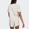 Adidas X Stella McCartney Truecasuals Regular Tee Solid Logo Round Neck Short Sleeve T-Shirt Women Tops Off-White IJ0569