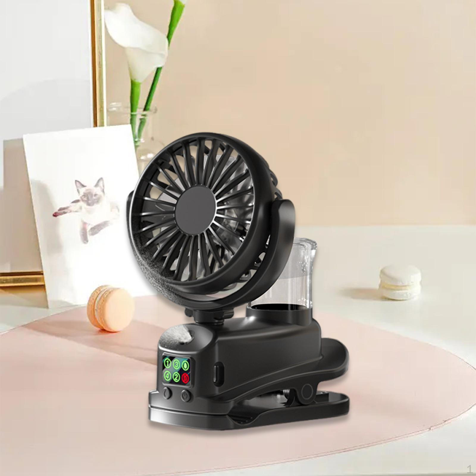 

Clip on Fan Cooling Spray AntiSlip Multifunction Decor Mini Misting Portable for Outdoor Dorm фіолетовий