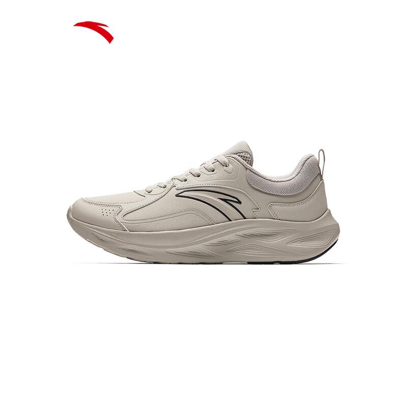 

ANTA Men s Leather Cushioning Lightweight Waterproof Running Shoes US 9