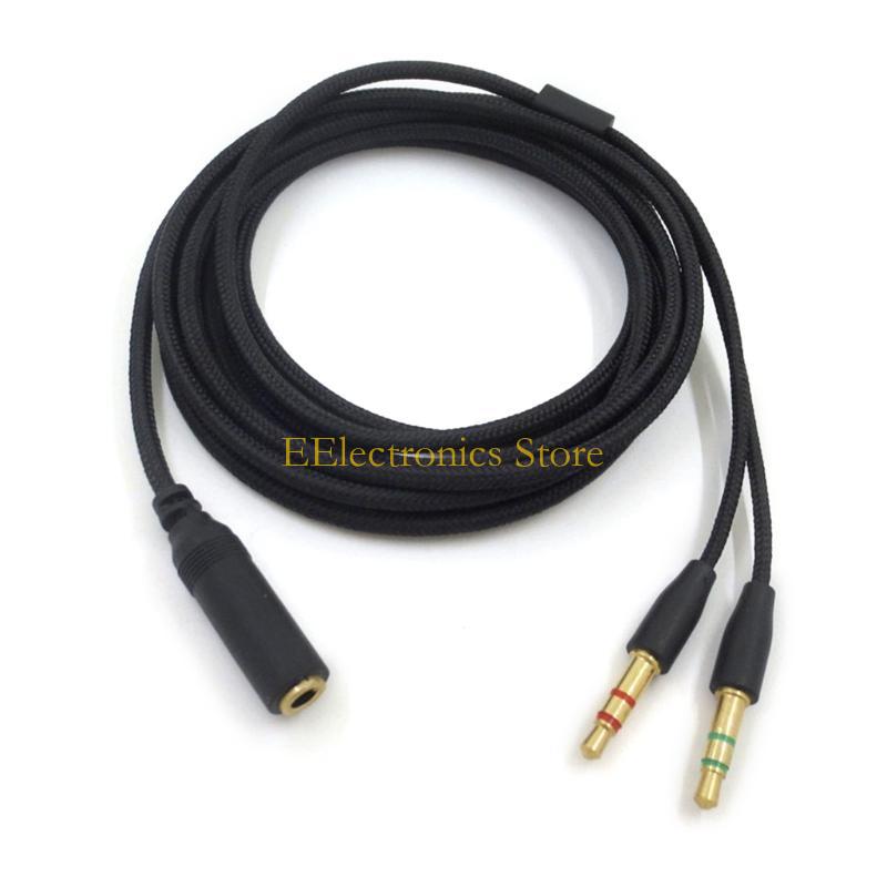 

B03C Earphone Cable Headphone Splitter Microphone Cord For Electra/Kraken 7.1 V2 China Mainland