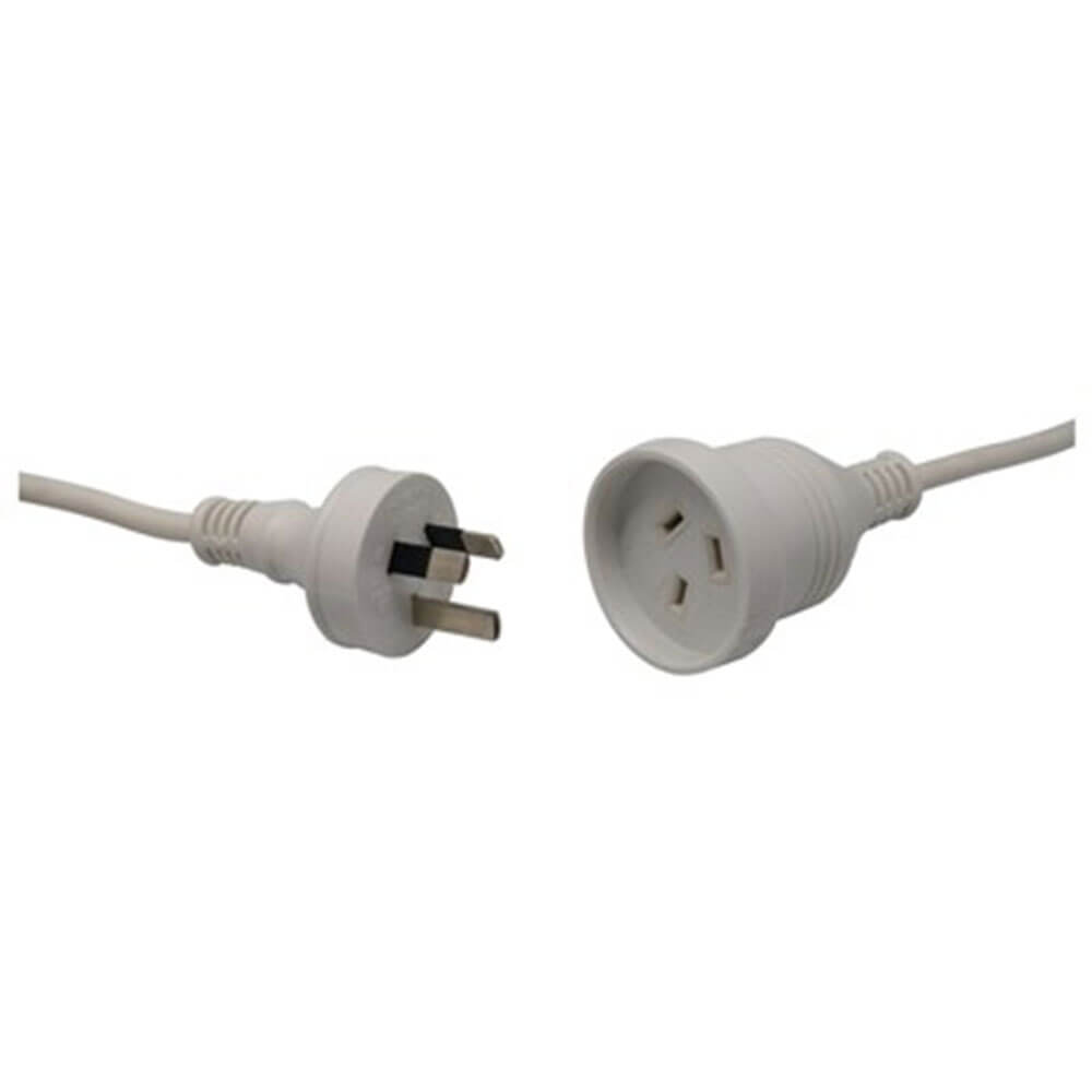 Jaycar Mains Extension Cable with Flange 240V 10A (2m)