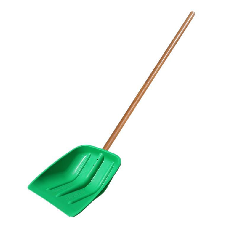 Heavy-Duty Winter Snow Shovel: Large Plastic Spade & Pusher Tool for Home Use