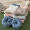 Foot Glue, Anti Slip Socks, No Shedding Hair, Coral Fleece Socks, Slipper Socks, Women's Socks, Middle Tube Socks