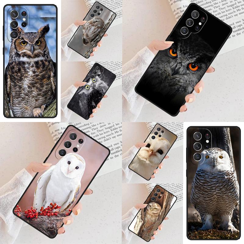 Farm Animals 1 Owl Cell Phone Case for Samsung Galaxy S26 Ultra S25 S24 S23 S22 S21 S20 Note10 Cover