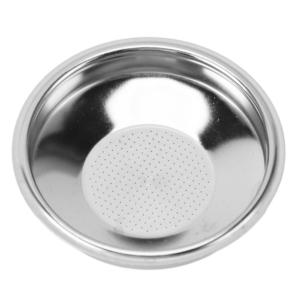 Stainless Steel Coffee Portafilter Basket Reusable 51mm Coffee Filter Basket Commercial Use