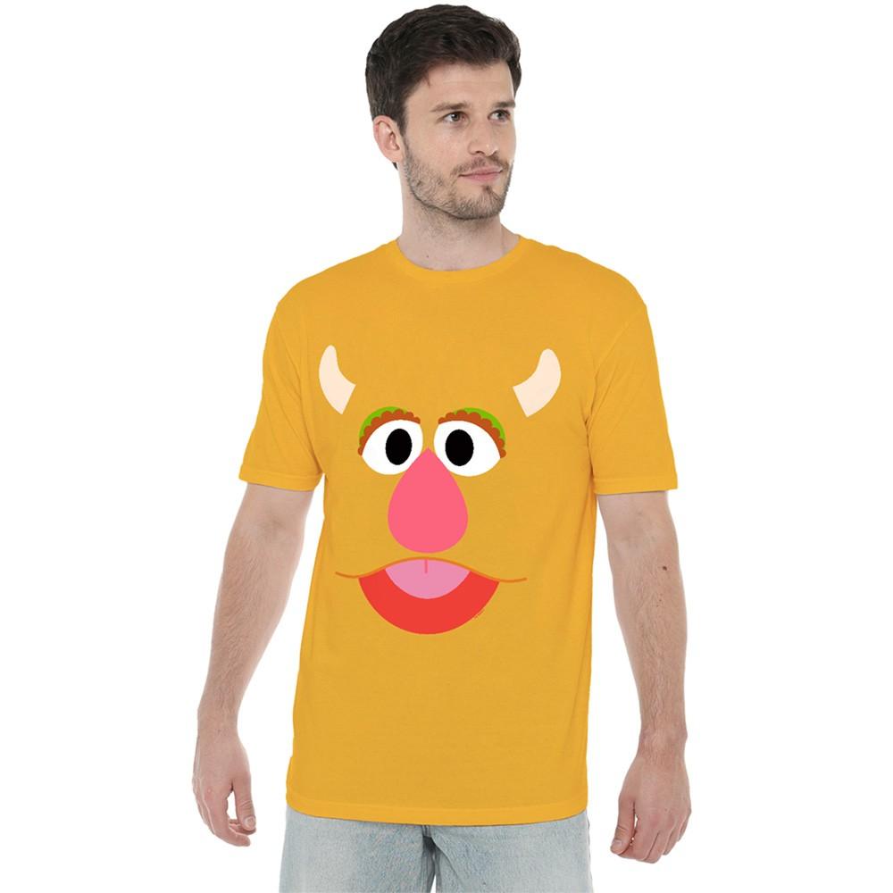 Sesame Street Freddy Face T-Shirt S-3XL Gold L