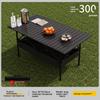 High Quality Easy To Install Outdoor Folding Table Lightweight Aluminum Alloy Picnic Tables Multistyles Camping Desk