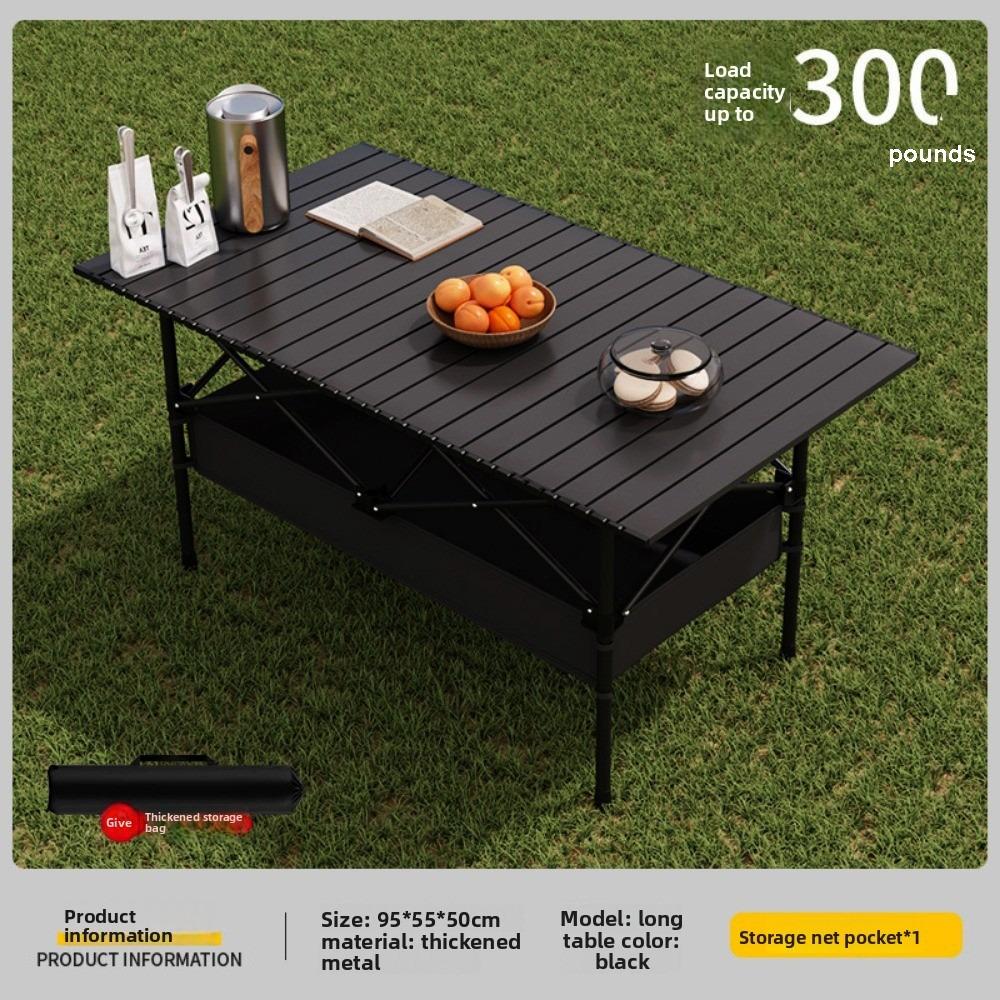High Quality Easy To Install Outdoor Folding Table Lightweight Aluminum Alloy Picnic Tables Multistyles Camping Desk