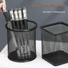 Creative Minimalist Metal Pen Holder - Desk Organizer & Stationery Storage