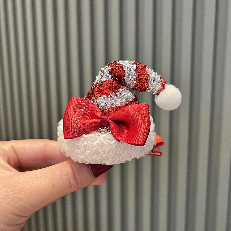 

Рождественский фестиваль 2024 года, детская заколка для волос со знаменитостями – Детская праздничная шапка, аксессуары для волос