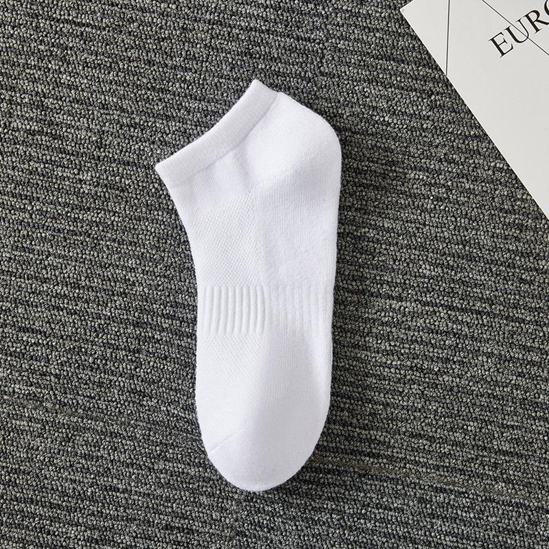 Youjia Herren Mid-Calf Sportsocken - Verdickte Baumwoll-Frotteesohle, Schweißabsorbierend, Geruchsresistent, Ideal für Basketball und Laufen.