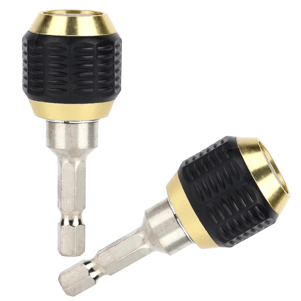 2PCS 60mm Drill Chuck Hex Screwdriver Impact Driver Adapter 1/4 Hex Shank Dril Bit Tool