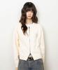 Yujen Minimal Round Neck Two-Way Knit Zip-Up_Ivory