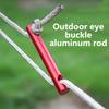 10Pcs Aluminum Alloy Tent Tensioners Two Holes Guyline Cord Adjuster Replacement Tent Rope Adjusters Easy To Use
