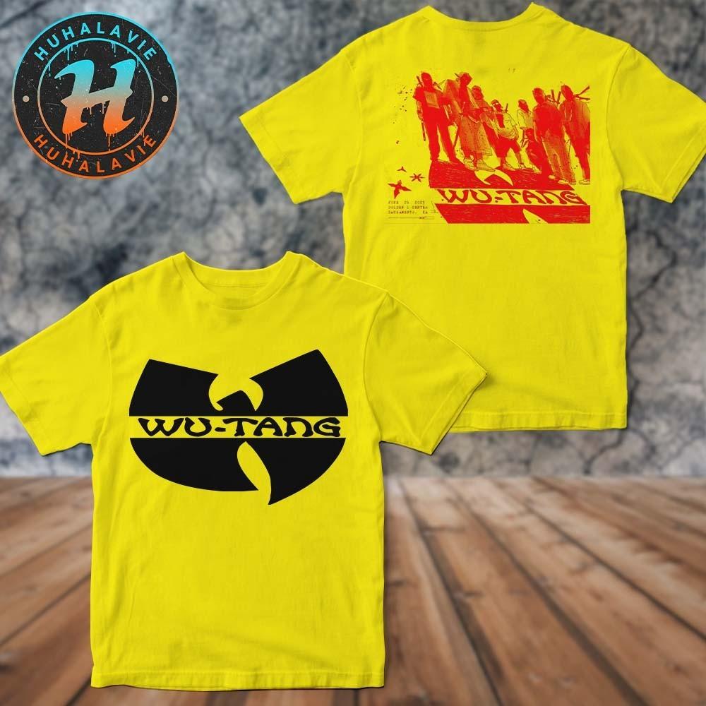 Wu Tang Clan Sacremento California tee On June 26 2026 At Golden 1 Center M