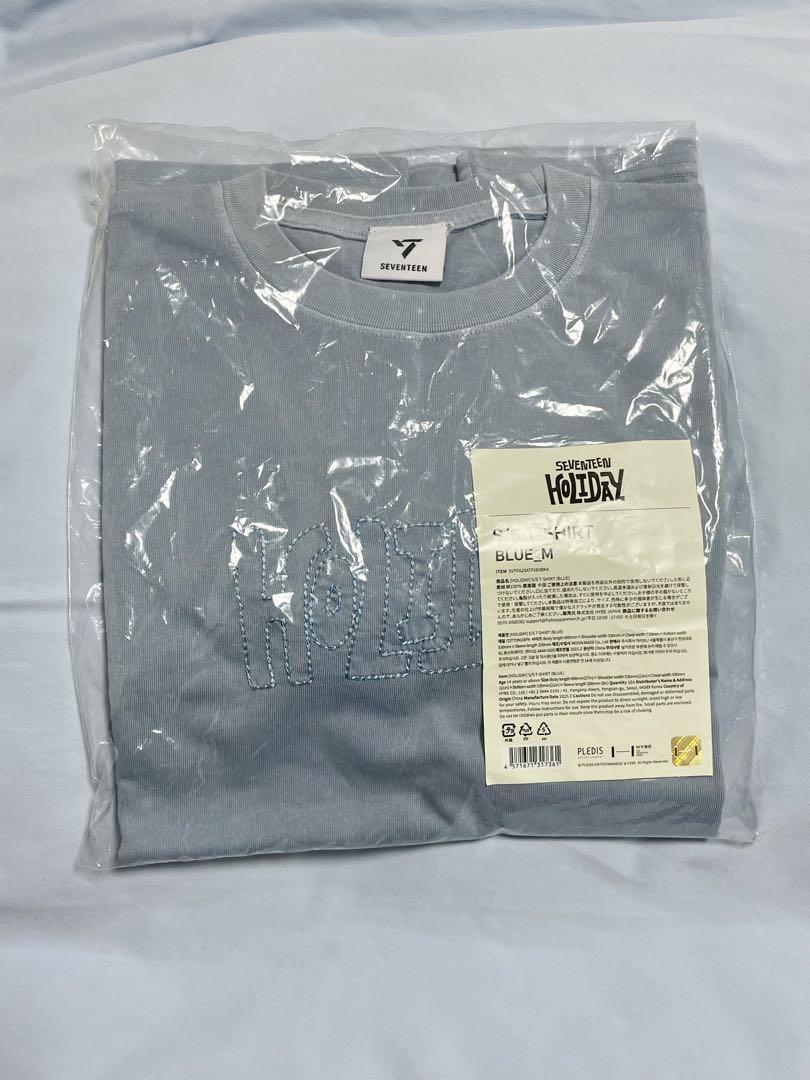 

[USED] Price Reduced: SEVENTEEN HOLIDAY Short Sleeve T-Shirt, Size M, Blue
