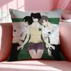 Anime Z-Zankyou No Terror Cushion Cover Breathable Linen Pillowcase Summer Odorless Eco-Friendly Invisible Zipper Washable