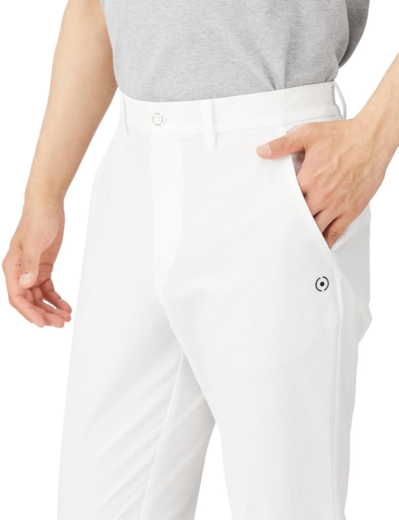 [Pin Apparel] Men's Long Pants (Cross-Moving All-Directional Stretch)  Golf  621-4131113 030White 4L