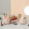 Drehbarer Make-up-Pinselhalter und Kosmetik-Organizer