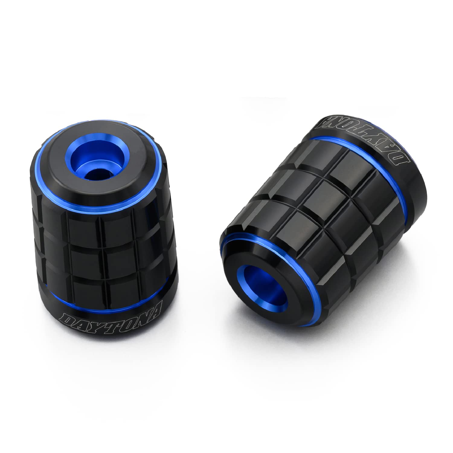 Daytona 37684 Premium Zone Motorcycle Bar End for Kawasaki (M6) BRICK Blue Kawasaki (M6)