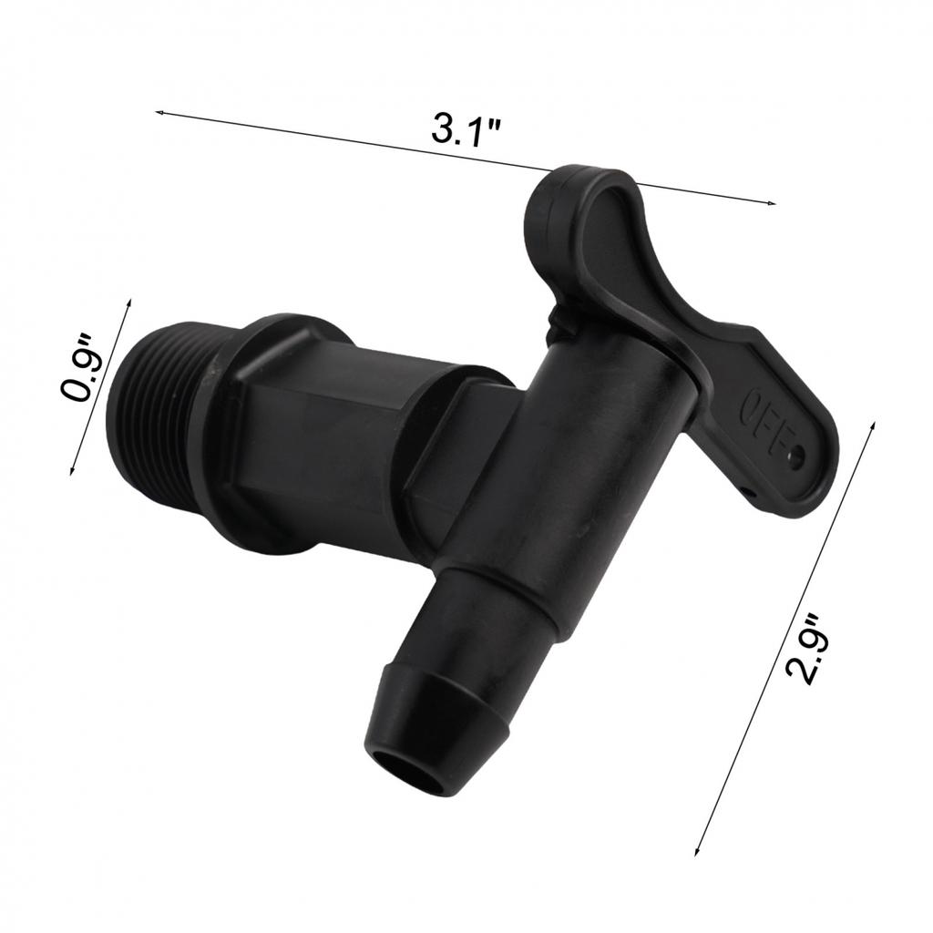 Water Butt Tap Faucet 25.4mm Thread Adaptor Beer Blue