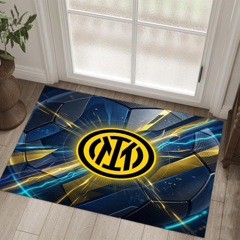 Borussia Dortmund Design Crystal Velvet Carpet Cozy Non?Slip Printed Rug For Bedroom Living Room Entrance