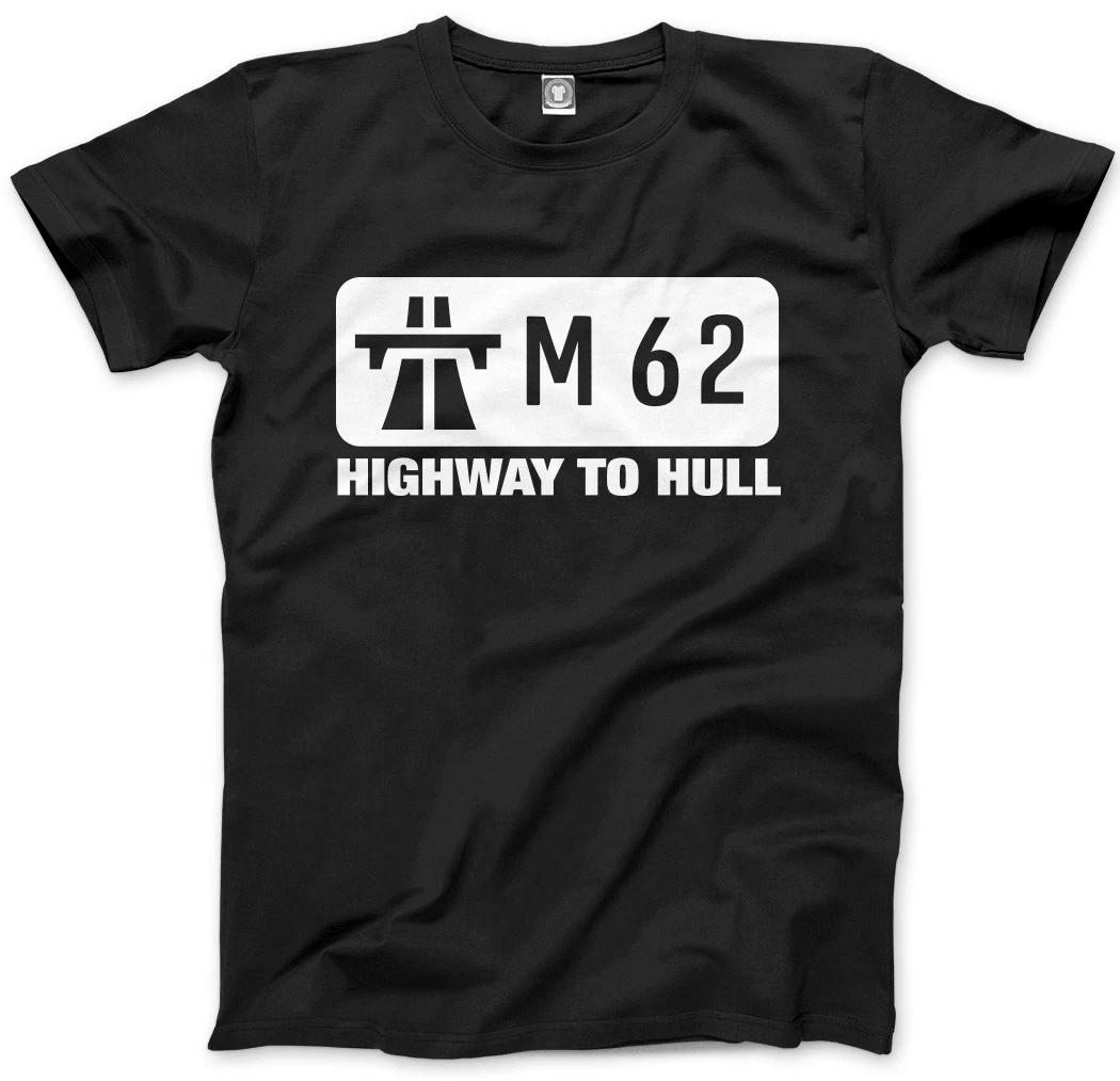 M62 - Highway to Hull - Yorkshire Leeds Funny Gift Mens Unisex T-Shirt 3XL