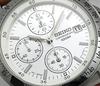 SEIKO Chronograph Watch with Genuine Leather Officially Distributed in Japan by Light Strap, Seiko, White, Brown, Camel, SND363P1-LBR [Used]