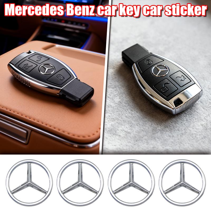 13mm Car Key Stickers Auto Control Keychain Emblem Accessories Mercedes benz A C E Class CLA CLS W212 W213 W204 W205 CLA CLS