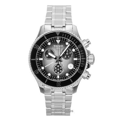 Seastar 1000 Chronograph Stainless Steel Black Dial Quartz Diver's T120.217.11.061.00 300M Men's Watch