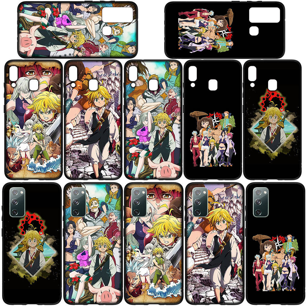 Phone Case for Samsung Galaxy S25 S24 S23 iPhone 16 15 Xiaomi Redmi Note 14 13 12 16E X 11 Pro Max OPPO Moto Huawei Cartoon Seven Deadly Sins Meliodas