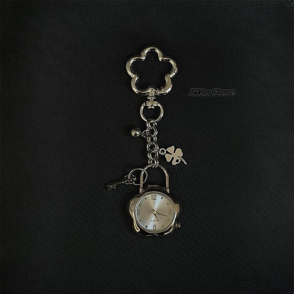Chaîne de Montre à Gousset Creuse Design Steampunk Horloge Pendentif Collier Vintage Bijoux Montre Hommes Femmes Sac Cadeau Breloque