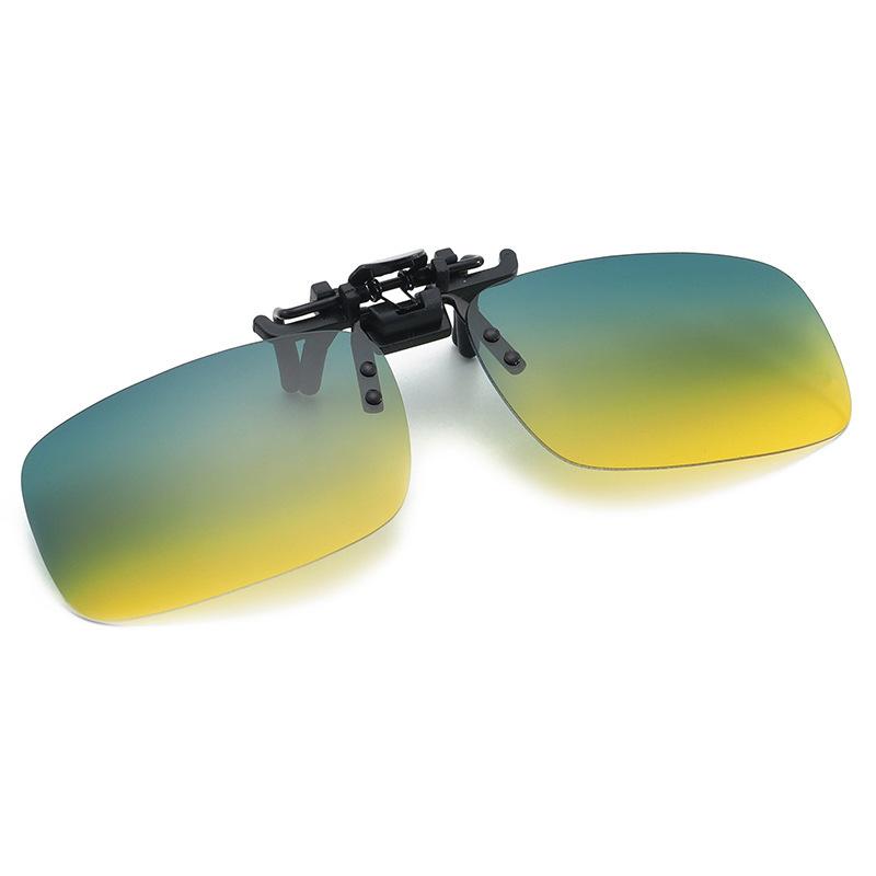 Klips Można Podnosić Dzień i Noc Okulary Polaryzacyjne Dwufunkcyjne Męskie i Damskie Okulary Korekcyjne Okulary Wędkarskie Do Jazdy Nocnej