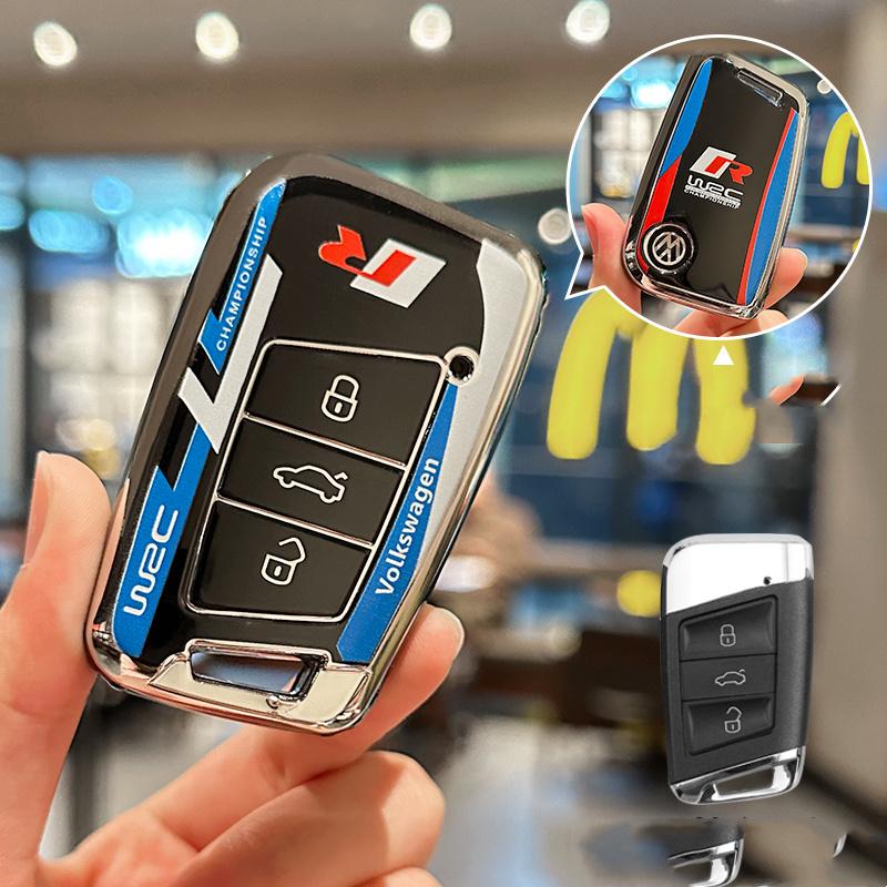 

For VOLKSWAGEN TPU Car Remote Smart Key Case Cover Protector Holder Shell Bag For VW Volkseagen Passat B8 Magotan Keyless Keycha