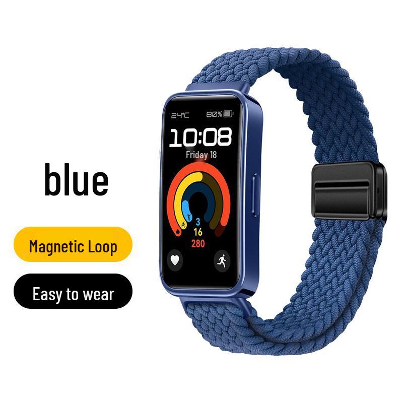 Huawei Band 10 Nylon Woven Strap with Magnetic Buckle for Smart Band 8/9