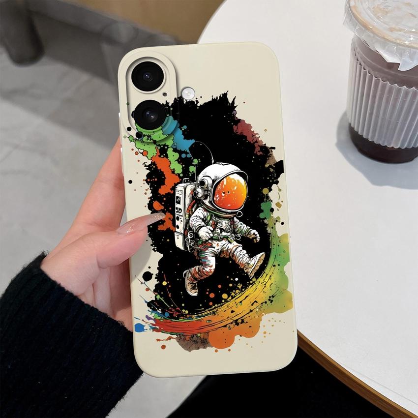 Suitable For iPhone 17 Air Pro Max Phone Case Cute Face Mask Dog Pattern Screen Protector Fashion Shell For iPhone Shockproof Silicone Soft Back Cover