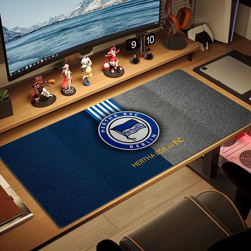 Hertha BSC Large Size Mouse Pad Large Gaming Table Cushion Non-slip Laptop Tablet Big Mousepad XXL Mat Mini PC Playmat With Lock edge