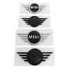 BFA1 ABS Car Front Sticker Logo Rear Emblem Badge for Mini Cooper JCW F55 F56 F60 Countryman Clubman Auto Accessories 14.3CM/11.3CM