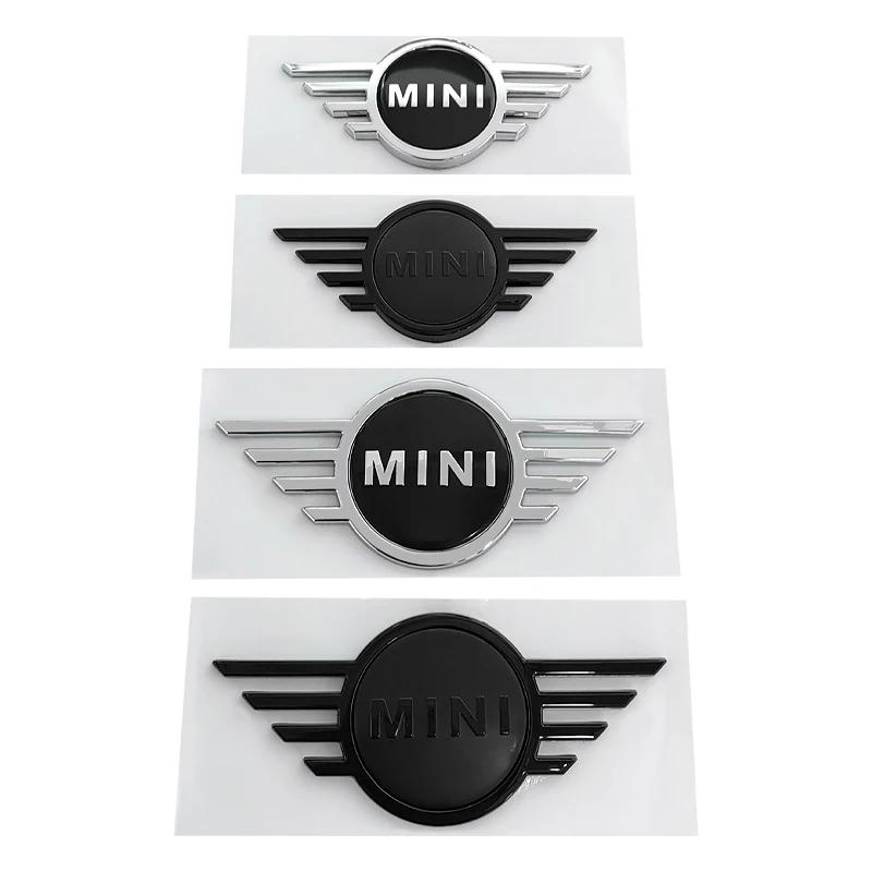BFA1 ABS Car Front Sticker Logo Rear Emblem Badge for Mini Cooper JCW F55 F56 F60 Countryman Clubman Auto Accessories 14.3CM/11.3CM