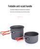 WIDESEA Ultraleichtes tragbares Camping-Kochgeschirr für Outdoor-Aktivitäten